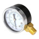 ProTool Pressure Gauge 200psi Max, black and silver pressure gauge with brass connector, measuring up to 200 psi pressure.