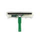Unger VisaVersa Complete, cleaning tool with a white microfiber pad and green handle for versatile floor and window cleaning.