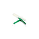 Unger VisaVersa Complete, cleaning roller tool with a white microfiber cover and ergonomic green handle for window and surface cleaning.