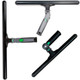 Unger T-Bar Ninja, durable black and gray squeegee handle with ergonomic grip and adjustable angles for window cleaning.