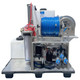 ProTool Softwash Sprayer, Pure Water, Water Fed Skid, 2 Delivery Reels, industrial cleaning equipment with hoses, pumps, and water tanks.