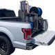 ProTool Pure Water 2 User Skid for Water Fed 3 Reels HiFlow, water filtration and delivery system mounted on the back of a white pickup truck with reels and hoses.