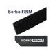 J.Racenstein Sorbo Firm Rubber, black rubber strip for industrial or household use.