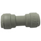ProTool Union Push Fitting Plastic 5/16 OD Hose, gray plastic push-to-connect fitting for 5/16 inch diameter hoses.