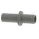 ProTool Stem Barb 1/2in Stem to 1/2in Barb, Gray plastic fitting for hose connection.