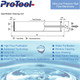 ProTool RO Membrane 4040 Ultra Low Pressure High Flow Membrane diagram with specifications