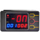 J.Racenstein Relay Timer LED Display, digital timer with LED screen showing countdown and operation status, featuring start, stop, and adjustment buttons for industrial timing control.