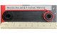 J.Racenstein Gardiner Jet Capsule Extender Bar, red and black fishing rod extender with measurement markings.