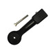 J.Racenstein Gardiner Double Adapter Quick-LoQ, black plastic and metal double adapter with a screw part for gardening tools.