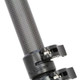 Gardiner Pole Systems Gardiner SuperMax 3K 50ft Tele Pole HM carbon, close-up of the carbon fiber telepole with adjustable coupling mechanism.