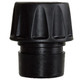 ProTool Quick Cuff Connector 2in Hose Male Plug, black rubber hose connector with a textured grip and tapered design for secure attachment.
