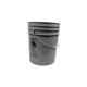 J.Racenstein Bucket 5 Gallon Round, gray plastic utility bucket with a metal handle and safety warning label.