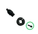 J.Racenstein Black Screw M3x10 TCCE for 32in Brush, set of screw, spacer, and screwdriver component for brush assembly.