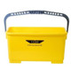 Ettore Bucket Super with Handle Ettore, yellow plastic cleaning bucket with a gray handle and Ettore logo on the front.