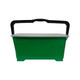 Unger Bucket BigPro Complete Unger, green cleaning bucket with black handle and gray lid for professional cleaning tools.