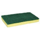ProTool Sponge with Green Backing Pad, cleaning sponge with green top layer and yellow bottom layer for scrubbing and polishing.