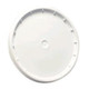 J.Racenstein Lid for 5 and 3 1/2 Gallon Bucket, round white plastic lid with secure grip edges for sealing buckets.