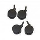 ProTool Casters, set of four wheels designed for Rectangular 05 Gal Bucket.