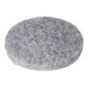 J.Racenstein Boar Hair Pad, grey round polishing pad for grooming or finishing.