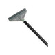 Unger Floor Scraper 08in 60in Handle HD, floor scraper with a wide scraping blade attached to a long, adjustable handle.