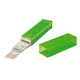 Unger Blades ErgoTec Carbon 04in (25), cleaning tool replacement blades in green plastic case.