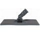 ProTool Pad Holder Threaded Socket, close-up of a sturdy black threaded socket mounted on a flat rectangular base designed for holding and securing pads during use.