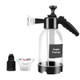 ProTool Foamer Bottle Handheld Pump Up, a portable foam sprayer with a clear bottle, black handle and nozzle, and accessories, used for applying cleaning or foam solutions.