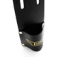 Ettore Holster Master Leather Ettore, black leather holster with gold accents and open pocket design for easy access.