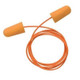 ProTool Earplugs Corded, a pair of orange foam earplugs connected by a long cord.