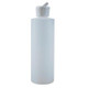 J.Racenstein Bottle with flip top 16oz, white plastic water bottle with a white flip top cap for easy pouring and sealing.
