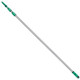 Unger Opti-Loc Telescopic Pole, extendable cleaning pole with green and silver design for window cleaning and high access tasks.
