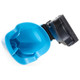 Moerman The Tool Holder Classic Moerman, blue plastic holder with black adjustable component for tool attachment.