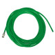 Unger nLite Carbon 24K Water Fed Pole Kit 39ft, coiled green water fed pole extension for window cleaning.