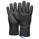 J.Racenstein Glacier IceBay Gloves, black textured gloves designed for warmth and durability in cold conditions.