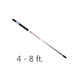 Sorbo California Dream Telescopic Pole, adjustable extending pole for painting or cleaning, measuring 4 to 8 feet, with ergonomic handle and lightweight design.