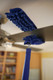 Ettore Microswipe Ceiling Fan Duster, blue microfiber duster for ceiling fan cleaning.