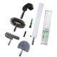 Unger High Access Dusting Kit Unger, various dusting and cleaning tools including brushes, duster, and replacement sleeves for window cleaning and high access dusting.