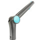 Moerman Angle Adaptor Dr.Angle Moerman, stainless steel dental handpiece with angled design and blue accent on the connection end.