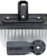 J.Racenstein Gooseneck LOCT End, black plastic end fitting for a cleaning tool.