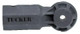 J.Racenstein Gooseneck LOCT End, black plastic end cap for securing gooseneck attachments.