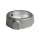 J.Racenstein Butt Ring #5 Tucker, a metallic heavy-duty ring with a textured surface designed for industrial or specialized use.