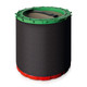 Unger HydroPower Ultra 1-Stage Replacement Resin Canister, black cylindrical water filtration canister with green top and red bottom ring.
