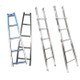 J.Racenstein Ladder Center 06ft Metallic Ladder Mfg. Corp., four different aluminum ladders shown in various styles for versatile use.