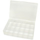 PressurePro Organizer 17 compartments Clear Plastic, open storage box with multiple small compartments for organizing screws, nuts, and hardware.