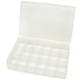Organizer 17 compartments Clear Plastic