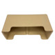 J.Racenstein Ladder Helmet, beige foam helmet shelf with an open front.