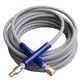 J.Racenstein Hose PW 50ft 4200psi Gray with Quick Connect fitting, coiled pressure washer hose.