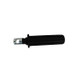 J.Racenstein Lance Side Handle for 1/4in w/Nut, black handle with metal nut for industrial equipment or power tools.