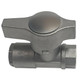 ProTool Ball Valve Quick Connect SS 3/8in 6000psi Complete, stainless steel ball valve with quick connect fittings for high-pressure fluid control.