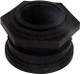 ProTool Bulkhead Fitting 1/2in FNPT Banjo, black plastic hydraulic fitting with threaded connector.